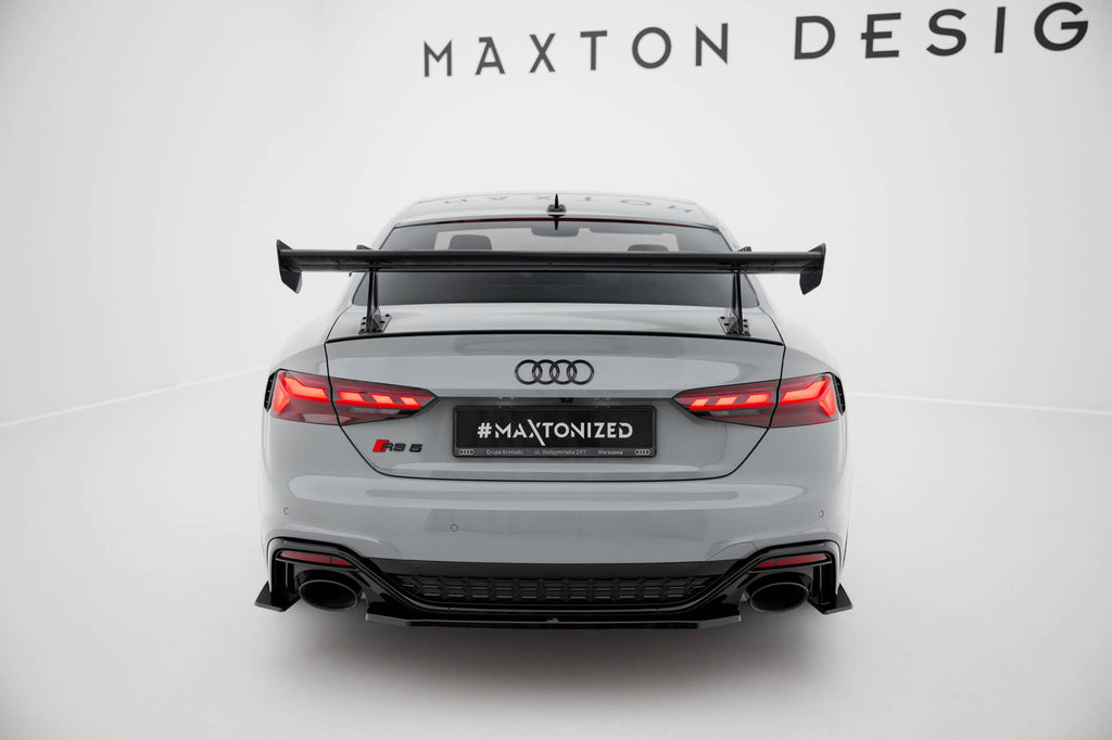 Maxton Design Carbon Spoiler With Upper Swan Mounting Audi A5 / A5 S-Line / S5 / RS5 Coupe F5 / F5 Facelift für Audi A5 / S5 / RS5