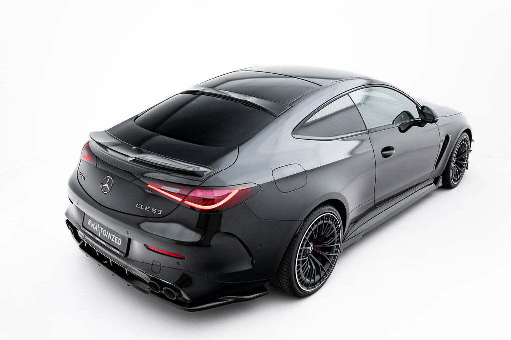 Maxton Design Heckscheiben Spoiler passend für Mercedes-AMG CLE 53 Aero C236 schwarz Hochglanz