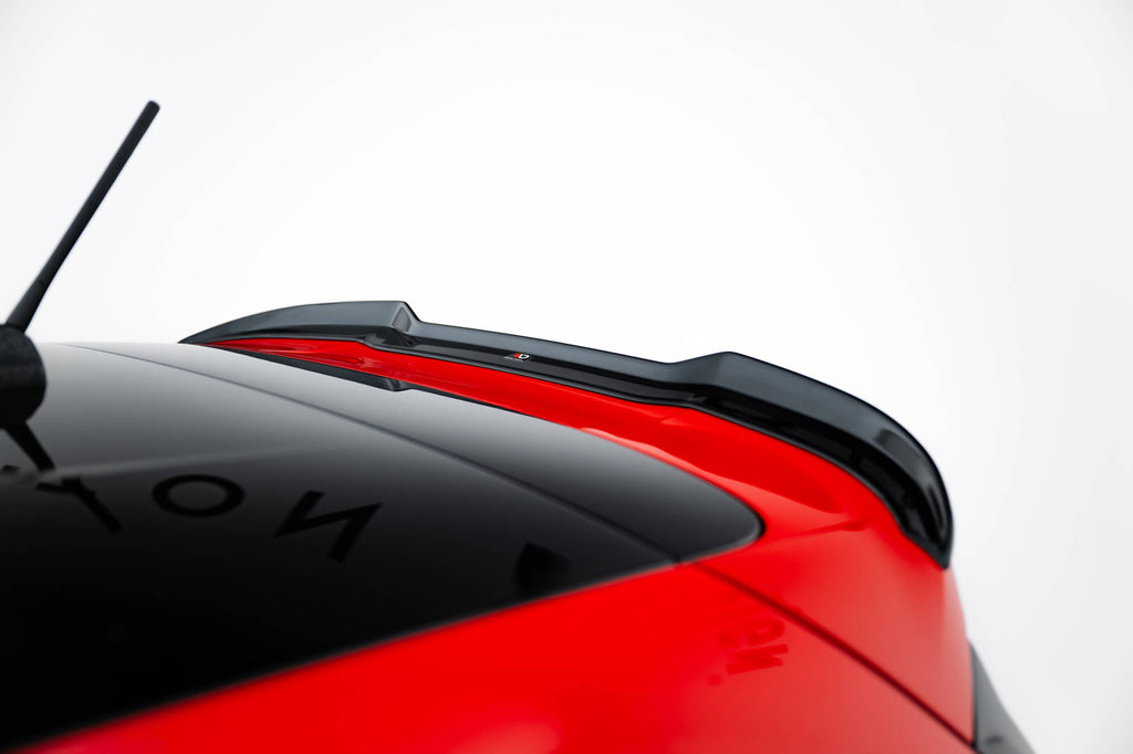 Maxton Design Spoiler CAP V.2 passend für Ford Fiesta Mk8 ST / ST-Line schwarz Hochglanz