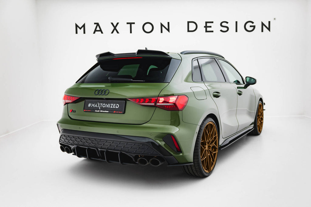 Maxton Design Street Pro Heck Ansatz Flaps Diffusor passend für Audi S3 Sportback 8Y Facelift