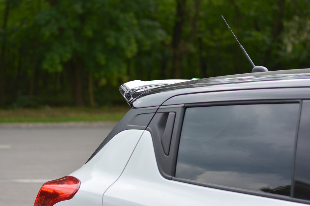 Maxton Design Spoiler CAP passend für SUZUKI SWIFT 6 SPORT schwarz Hochglanz