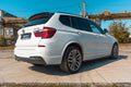 Maxton Design Spoiler CAP für BMW X3 F25 M-Paket Facelift schwarz matt