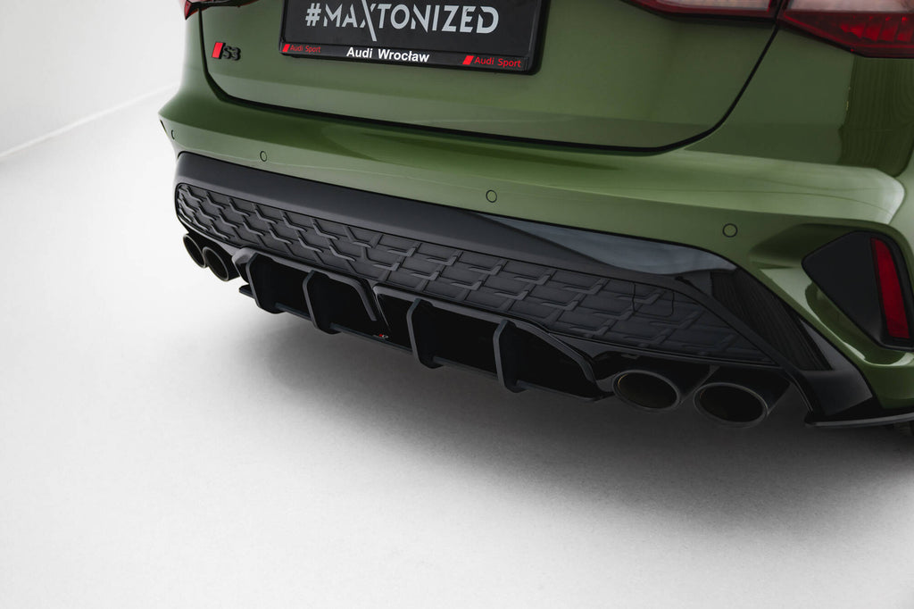 Maxton Design Street Pro Heckschürze passend für Audi S3 Sportback 8Y Facelift