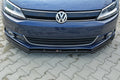 Maxton Design Street+ Spoilerlippe Front Ansatz V.1 passend für VW Jetta 6 schwarz Hochglanz
