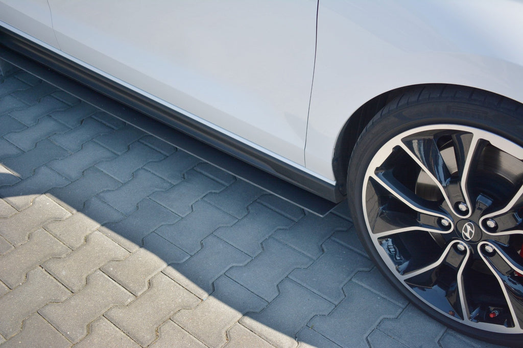 Maxton Design Racing Seitenschweller Ansatz HYUNDAI I30 Mk3 N für Hyundai I30 N Mk3