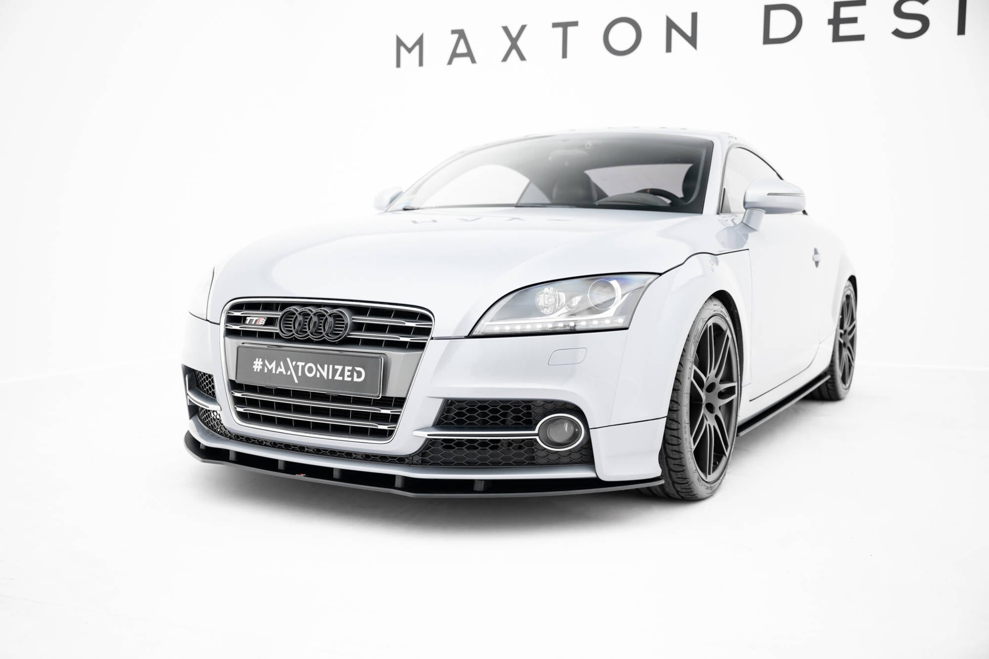 Maxton Design Street Pro Street+ Spoilerlippe Front Ansatz passend für Audi TT S / TT S-Line 8J Facelift