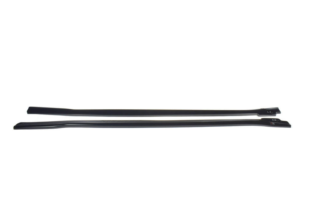 Maxton Design Street+ Seitenschweller Leisten passend für BMW X5 G05 M Paket schwarz Hochglanz