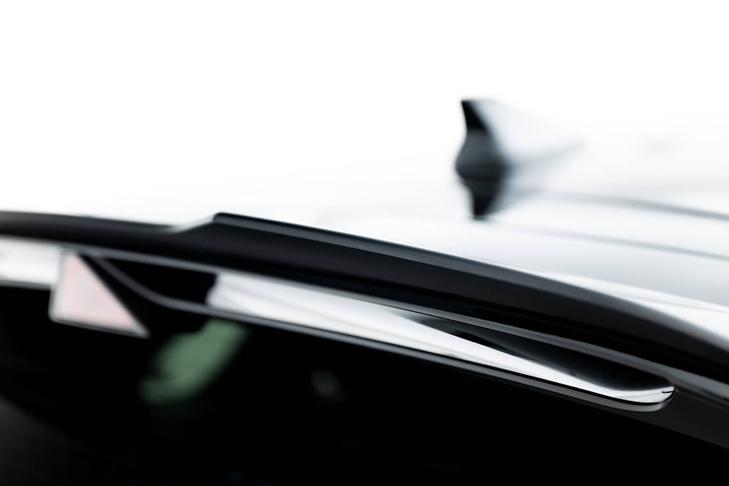 Maxton Design Spoiler CAP V.2 passend für Hyundai I30 N Hatchback Mk3 / Mk3 Facelift schwarz Hochglanz