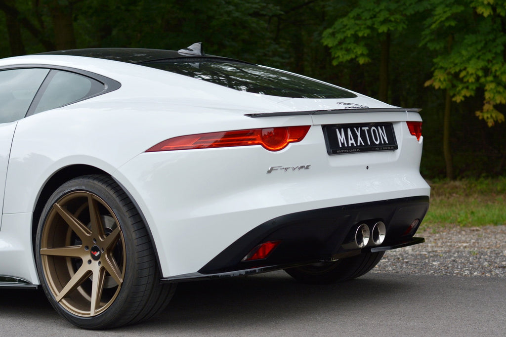 Maxton Design Spoiler CAP passend für Jaguar F-Type X152 schwarz Hochglanz