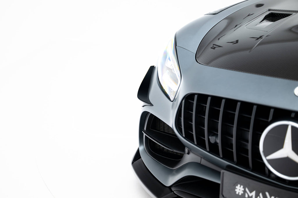 Maxton Design Stoßstangen Flaps Wings vorne Canards passend für Mercedes-AMG GT C C190 Facelift