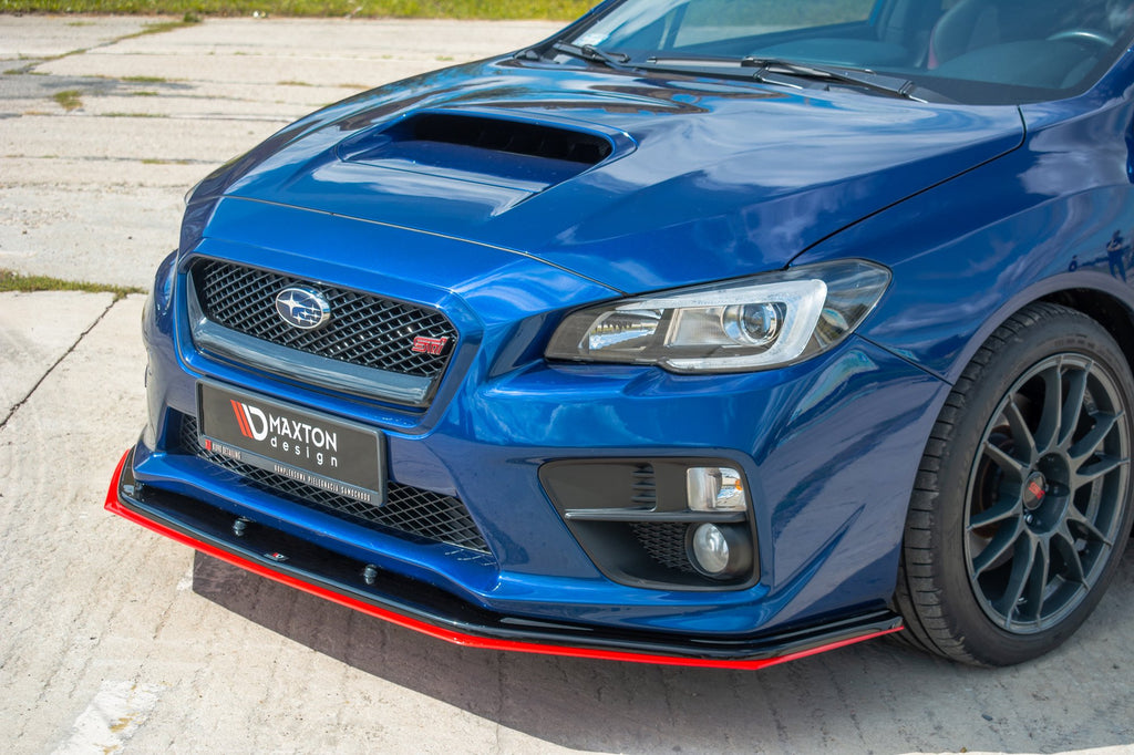 Maxton Design Street+ Spoilerlippe Front Ansatz V.4 passend für SUBARU WRX STI