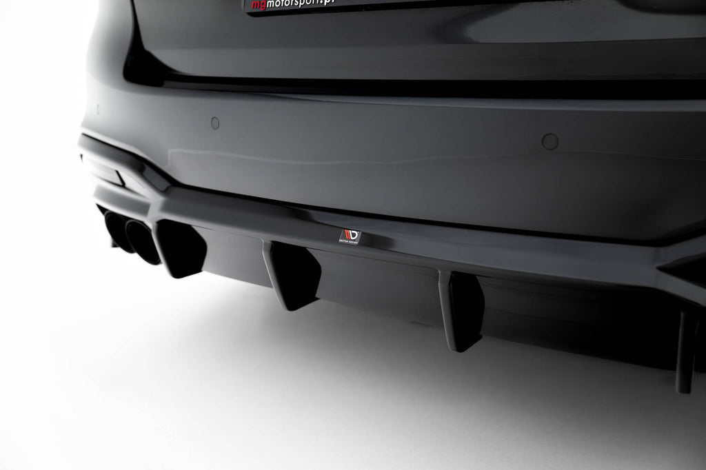 Maxton Design Diffusor Heck Ansatz passend für BMW M550i / 5 M-Paket Limousine / Touring G30 / G31