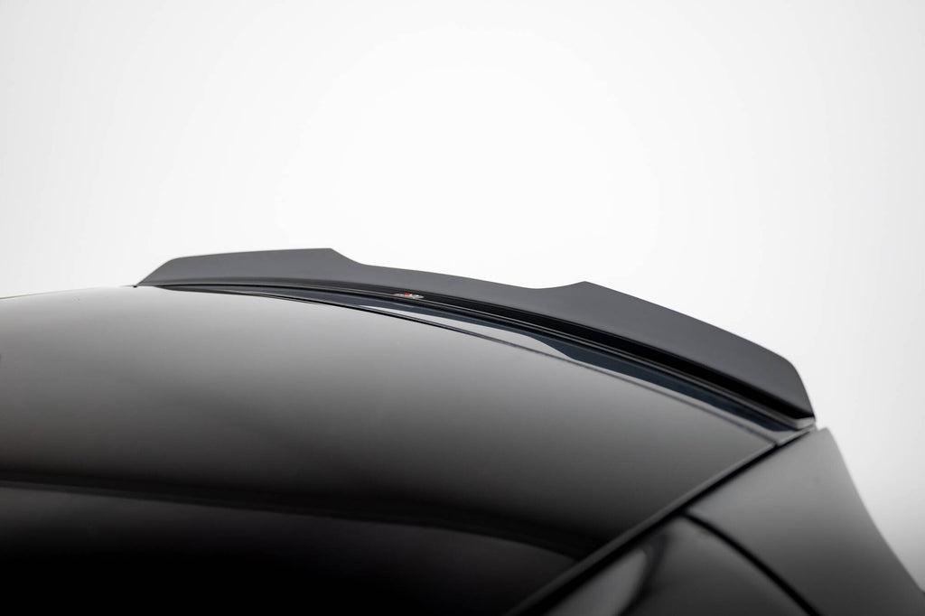 Maxton Design Spoiler CAP passend für Brabus Smart Fortwo C451 Facelift schwarz Hochglanz