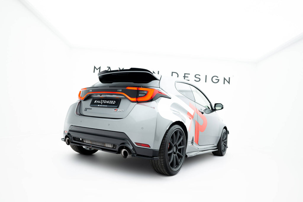 Maxton Design Heckansatz Toyota GR Yaris Mk4 Facelift schwarz Hochglanz für Toyota GR Yaris Mk4 Facelift