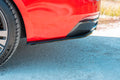 Maxton Design Heck Ansatz Flaps Diffusor passend für Peugeot 508 Benzin Mk2 schwarz Hochglanz