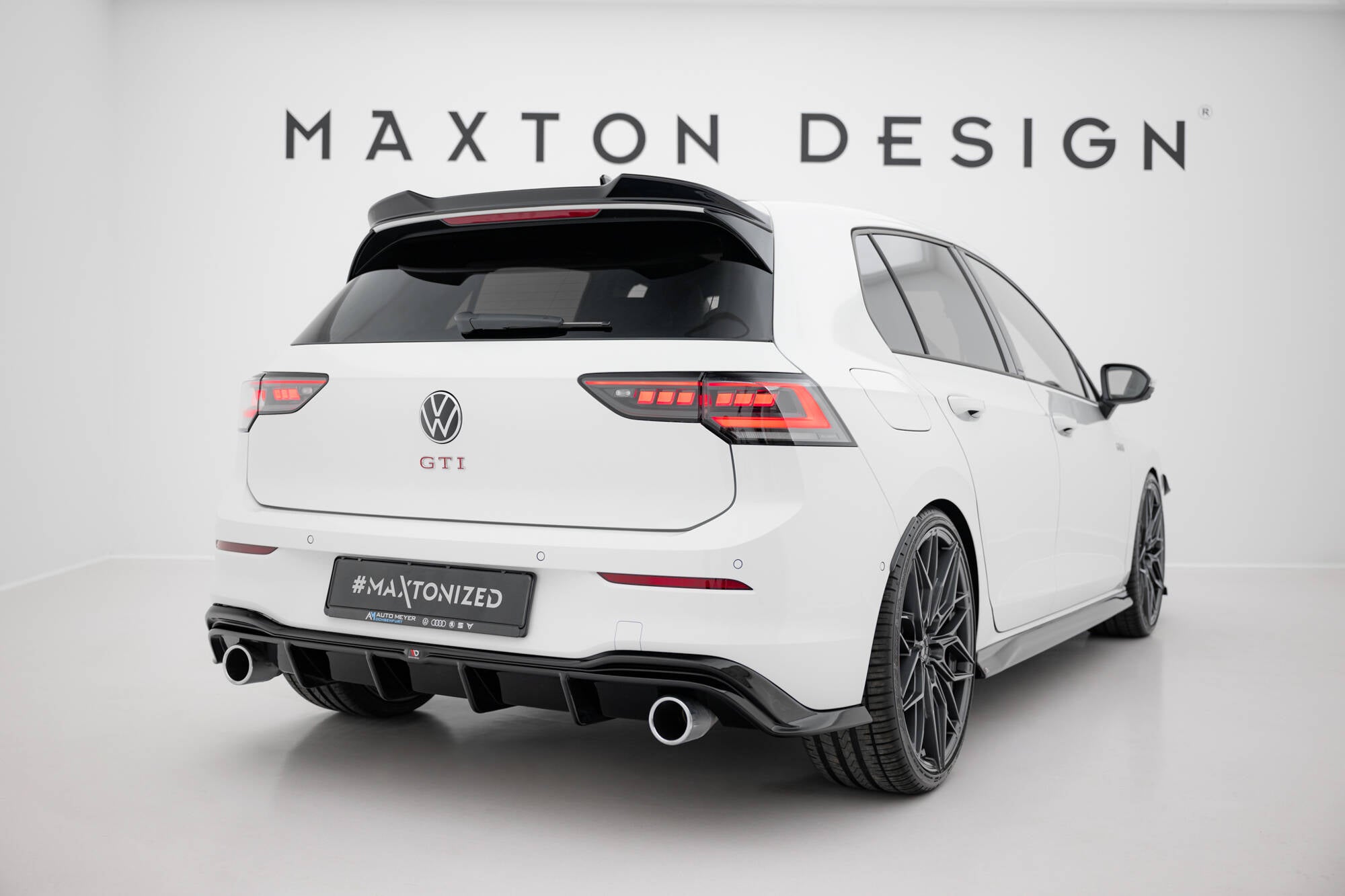 Maxton Design Diffusor Heck Ansatz V.4 passend für VW Golf GTI Mk8