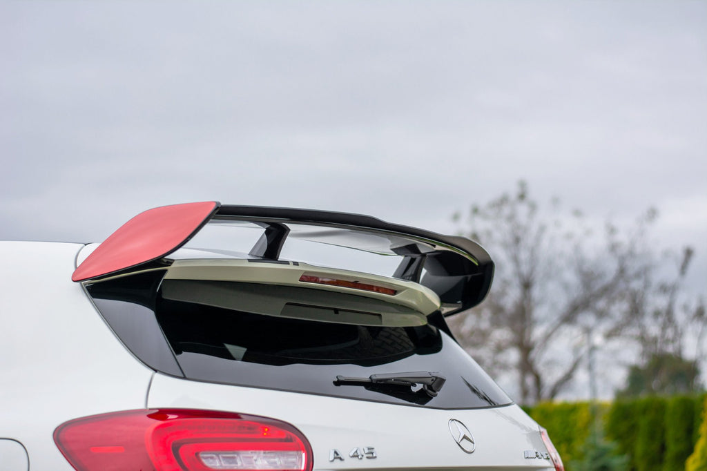 Maxton Design Spoiler CAP für Mercedes A45 AMG W176 schwarz Hochglanz