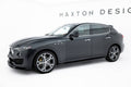 Maxton Design Street+ Seitenschweller Leisten passend für Maserati Levante GT Mk1 Facelift schwarz Hochglanz