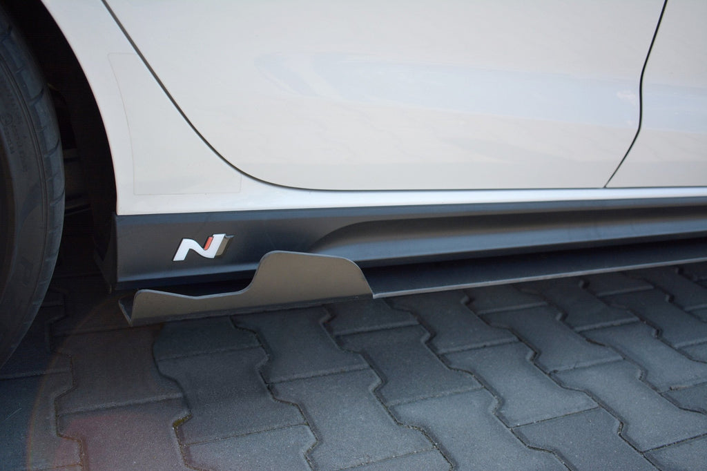 Maxton Design Racing Seitenschweller Ansatz HYUNDAI I30 Mk3 N für Hyundai I30 N Mk3