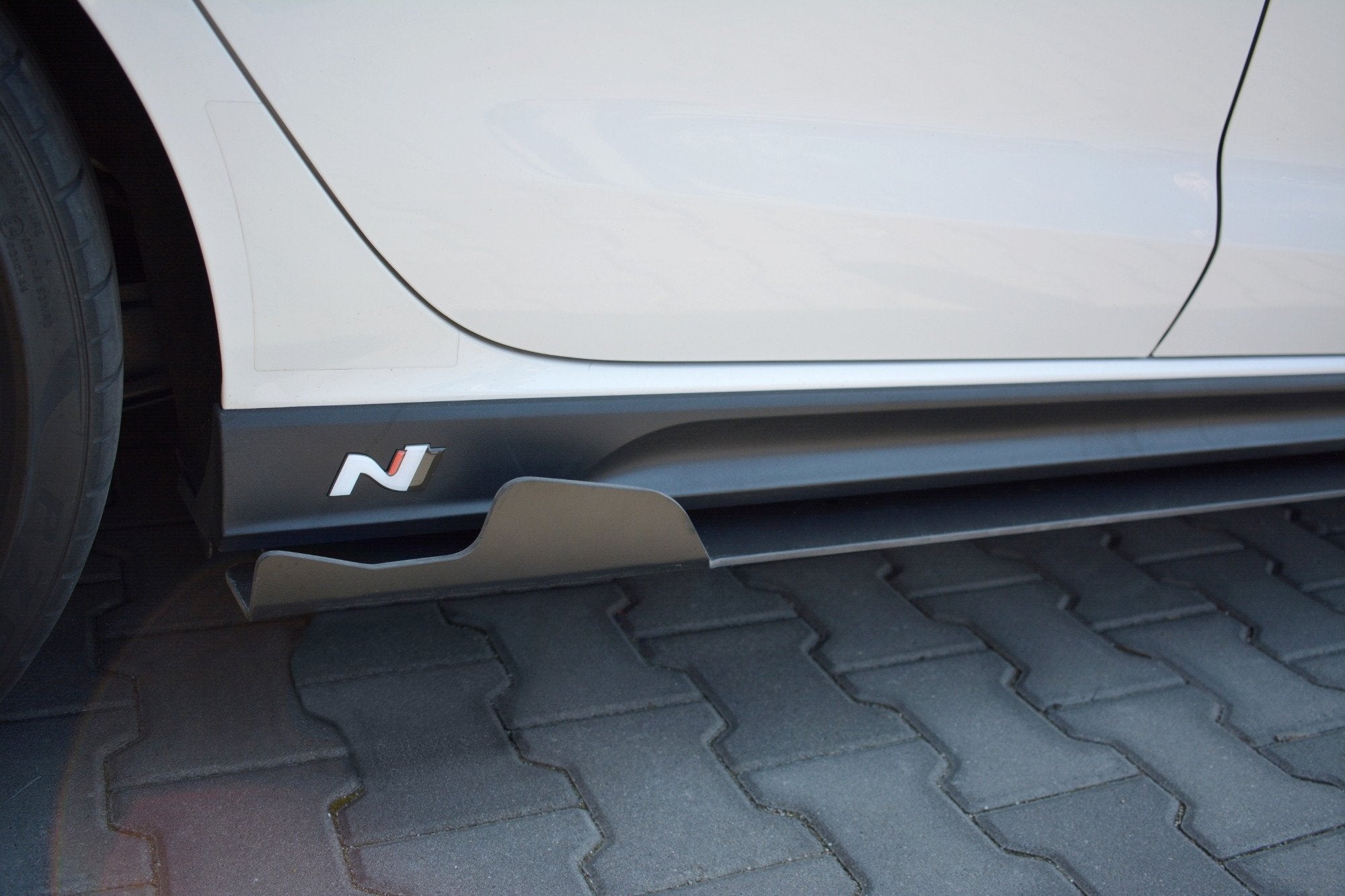 Maxton Design Racing Seitenschweller Ansatz HYUNDAI I30 Mk3 N für Hyundai I30 N Mk3