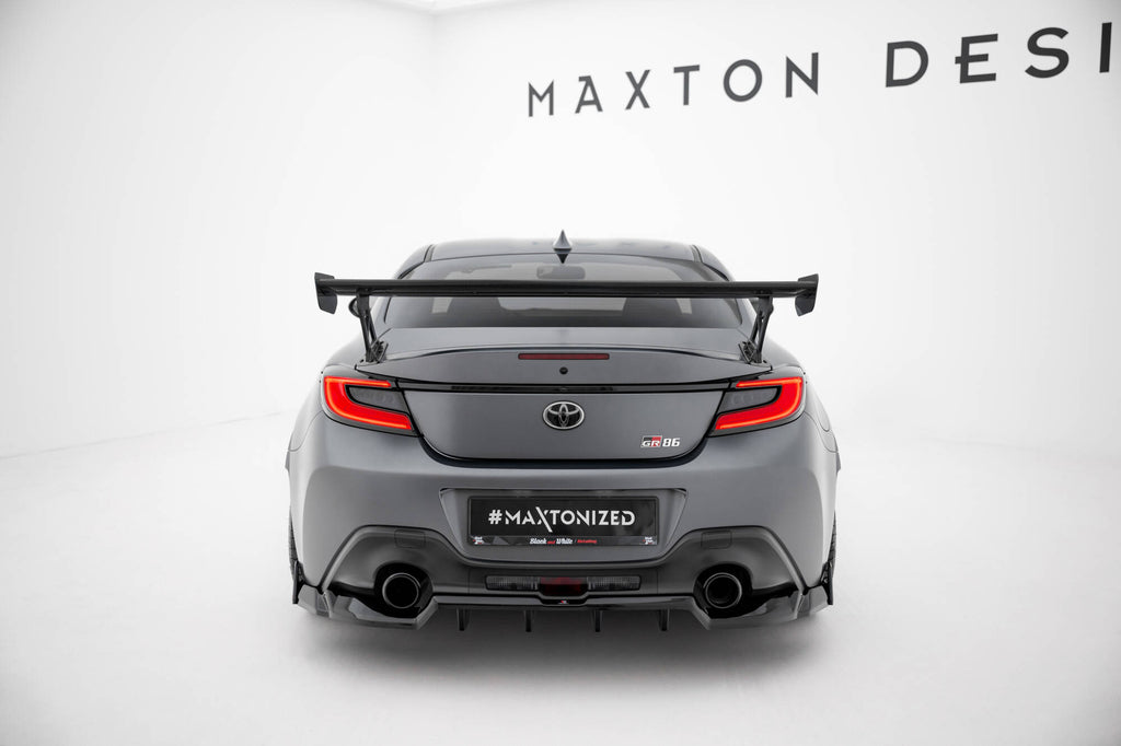 Maxton Design Carbon Spoiler With External Brackets Uprights Toyota GR86 / Subaru BRZ Mk2 für Toyota GR86 Mk1