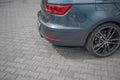 Maxton Design Heck Ansatz Flaps Diffusor V.1 passend für Seat Leon Cupra Mk3 FL Sportstourer schwarz Hochglanz