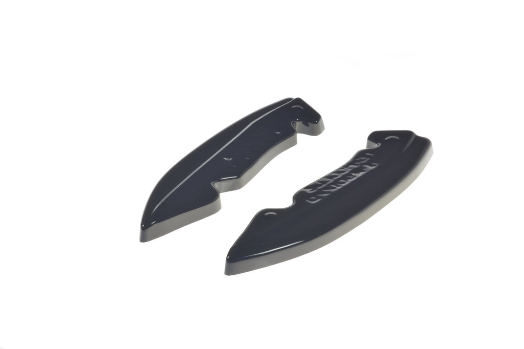 Maxton Design Heck Ansatz Flaps Diffusor passend für Tesla Model 3 schwarz Hochglanz