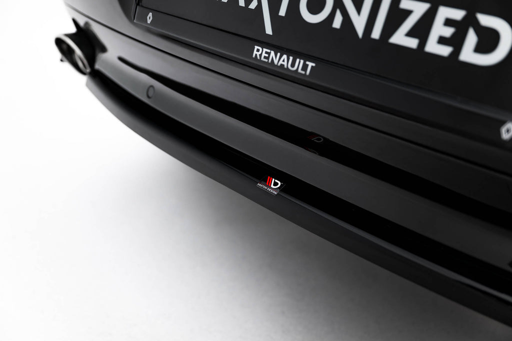 Maxton Design Heckansatz Renault Laguna Hatchback GT Mk3 schwarz Hochglanz für Renault Laguna Mk3