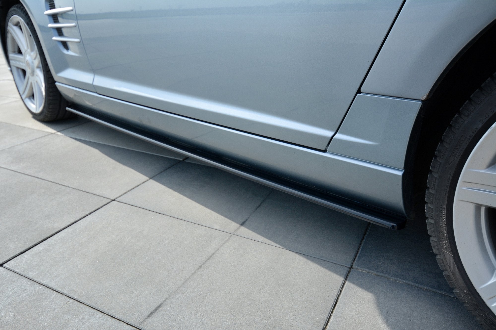 Maxton Design Street+ Seitenschweller Leisten passend für CHRYSLER CROSSFIRE schwarz Hochglanz