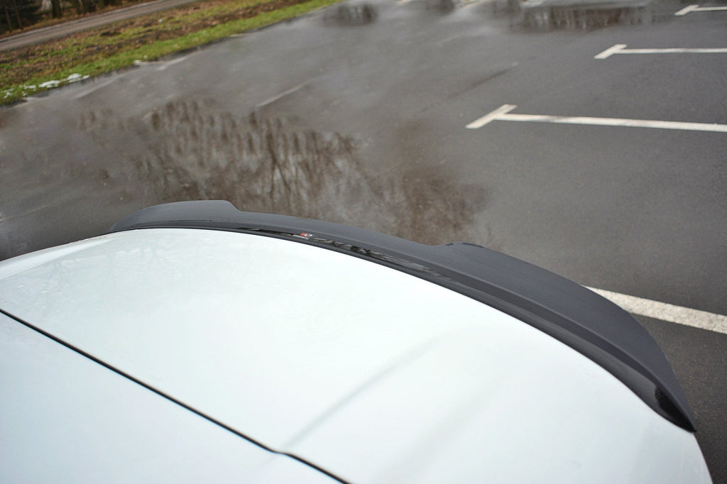 Maxton Design Spoiler CAP passend für RENAULT CLIO MK4 RS schwarz Hochglanz