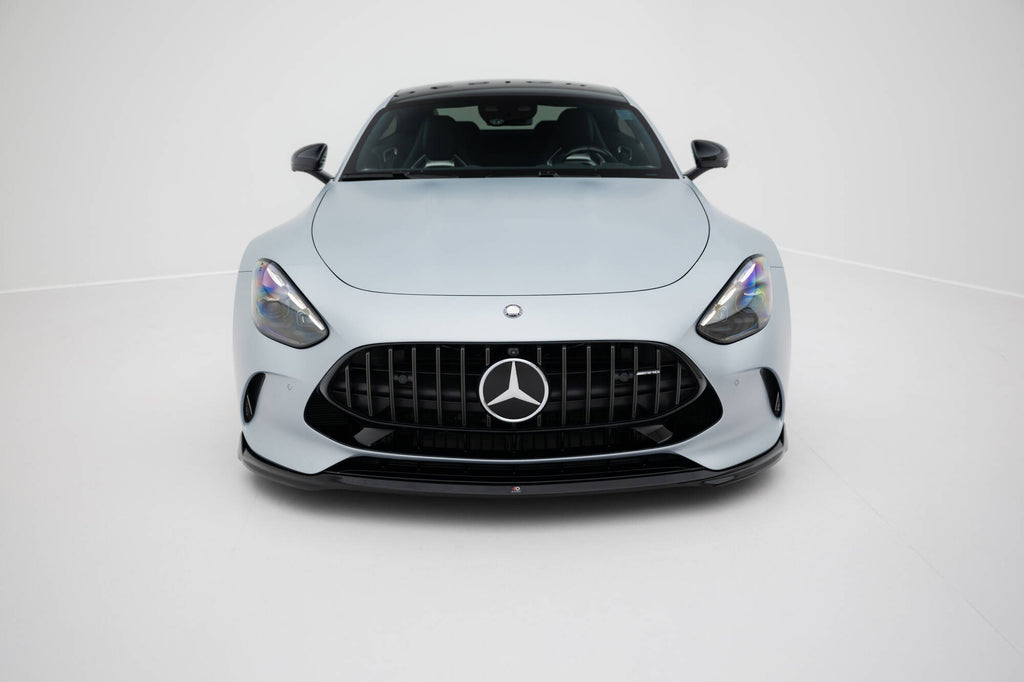 Maxton Design Street+ Spoilerlippe Front Ansatz V.1 passend für Mercedes-AMG GT 63 / 55 / 63 S E Performance C192 schwarz Hochglanz