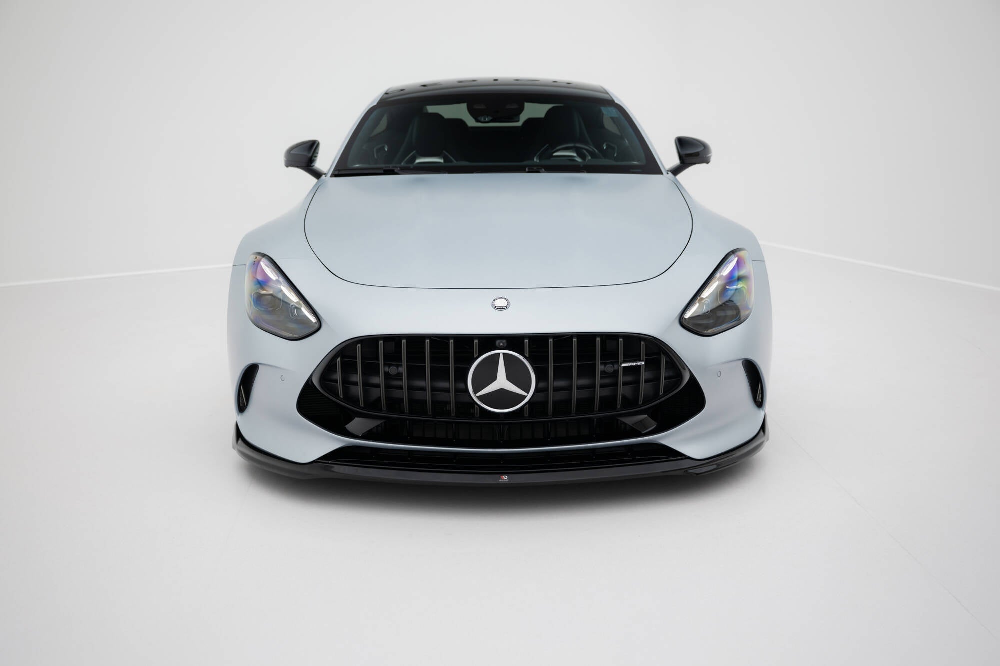 Maxton Design Street+ Spoilerlippe Front Ansatz V.1 passend für Mercedes-AMG GT 63 / 55 / 63 S E Performance C192 schwarz Hochglanz