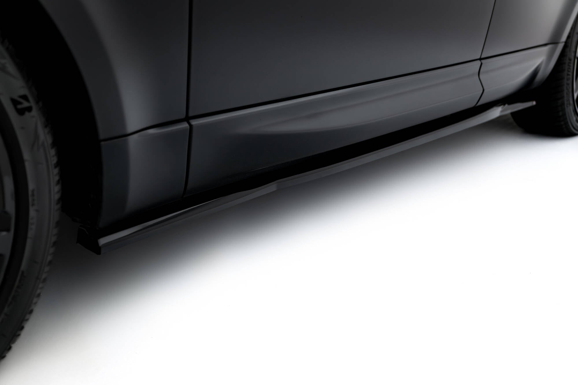 Maxton Design Street+ Seitenschweller Leisten passend für Land Rover Range Rover Sport Mk2 Facelift schwarz Hochglanz