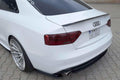 Maxton Design Heck Ansatz Flaps Diffusor passend für Audi A5 S-Line 8T Facelift Facelift schwarz Hochglanz