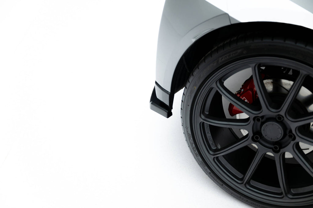 Maxton Design Heck Ansatz Flaps Diffusor V.1 passend für Toyota GR Yaris Mk4 Facelift schwarz Hochglanz