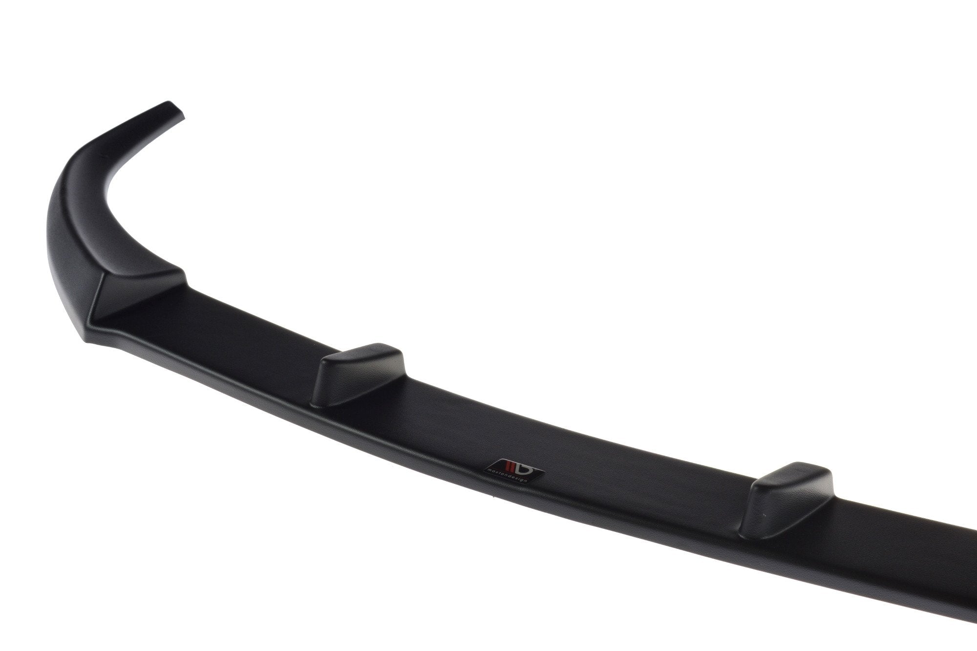 Maxton Design Street+ Spoilerlippe Front Ansatz V.2 passend für OPEL ASTRA K OPC-LINE schwarz Hochglanz