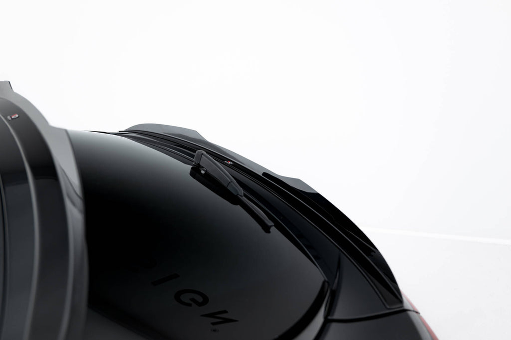 Maxton Design Niedriger Spoiler CAP passend für Maserati Levante GT Mk1 Facelift schwarz Hochglanz