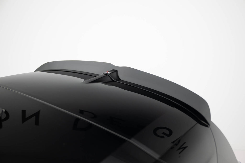 Maxton Design Spoiler CAP passend für Opel Astra Sports Tourer L (MK6) schwarz Hochglanz