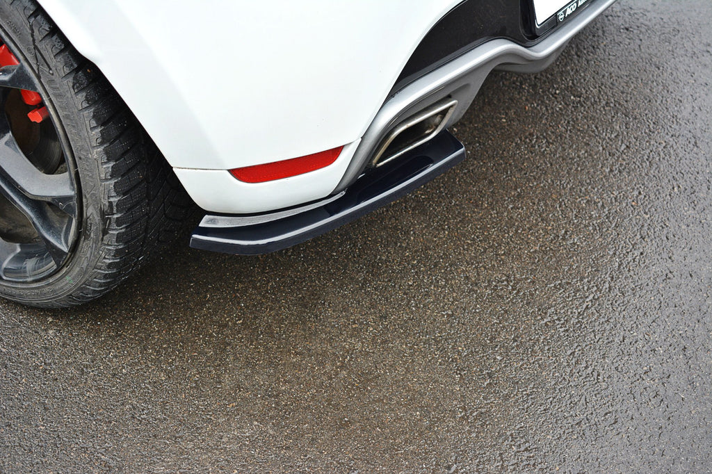 Maxton Design Heck Ansatz Flaps Diffusor passend für Renault Clio RS Mk4 schwarz Hochglanz