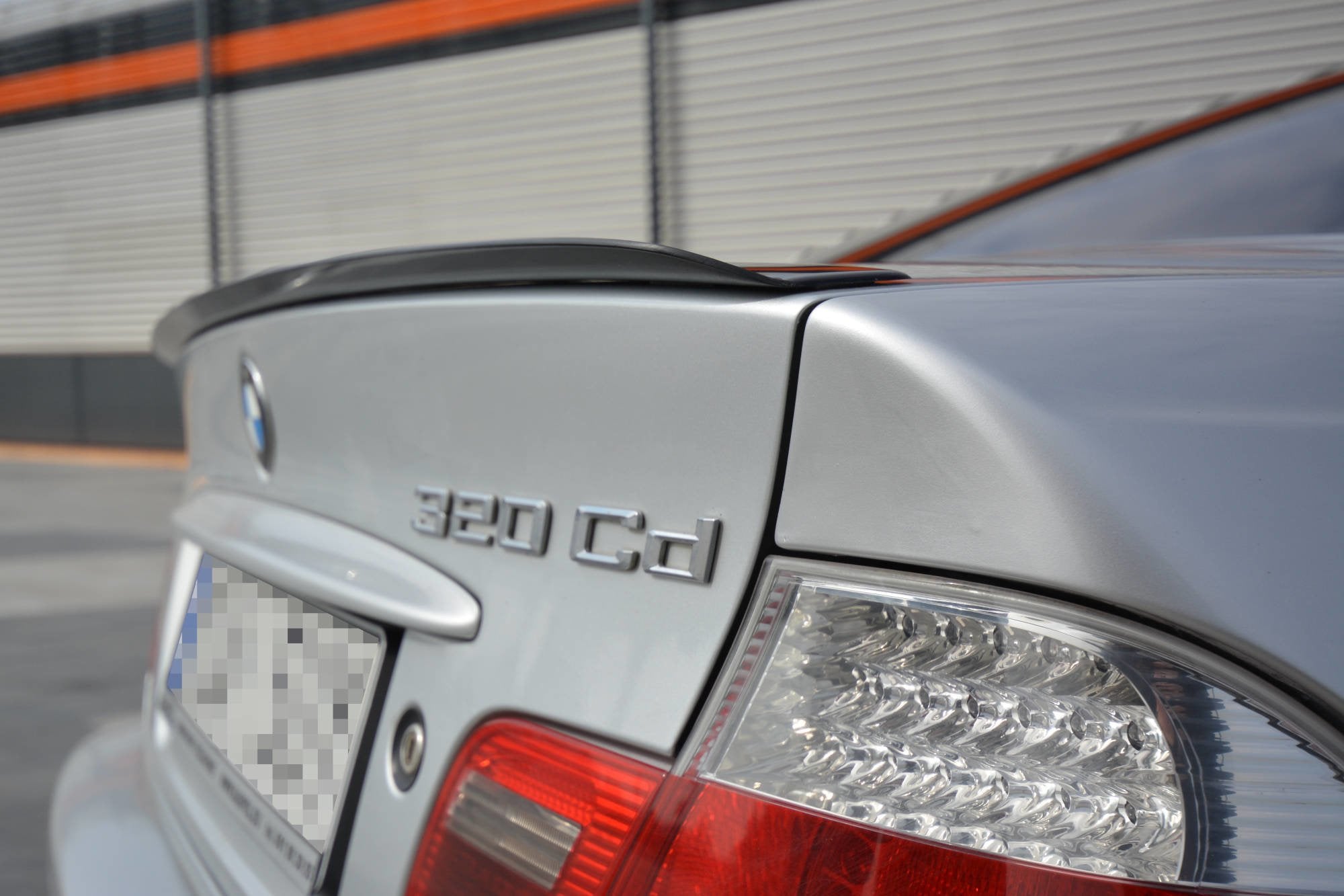 Maxton Design Spoiler CAP passend für BMW 3er E46 COUPE vor Facelift schwarz Hochglanz