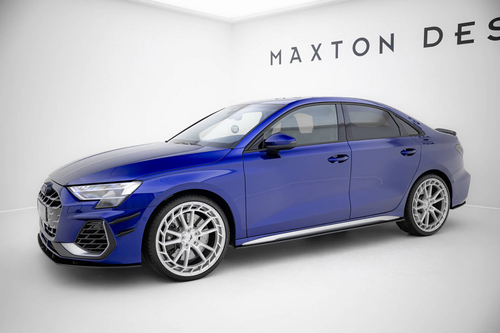 Maxton Design Street Pro Street+ Seitenschweller Leisten V.2 passend für Audi A3 S-Line Limousine / S3 Limousine 8Y / 8Y Facelift