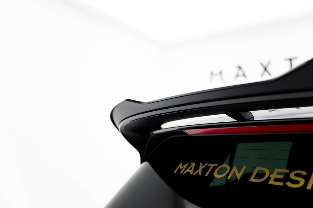 Maxton Design Spoiler CAP passend für VW Golf GTI Clubsport Mk8 Facelift schwarz Hochglanz