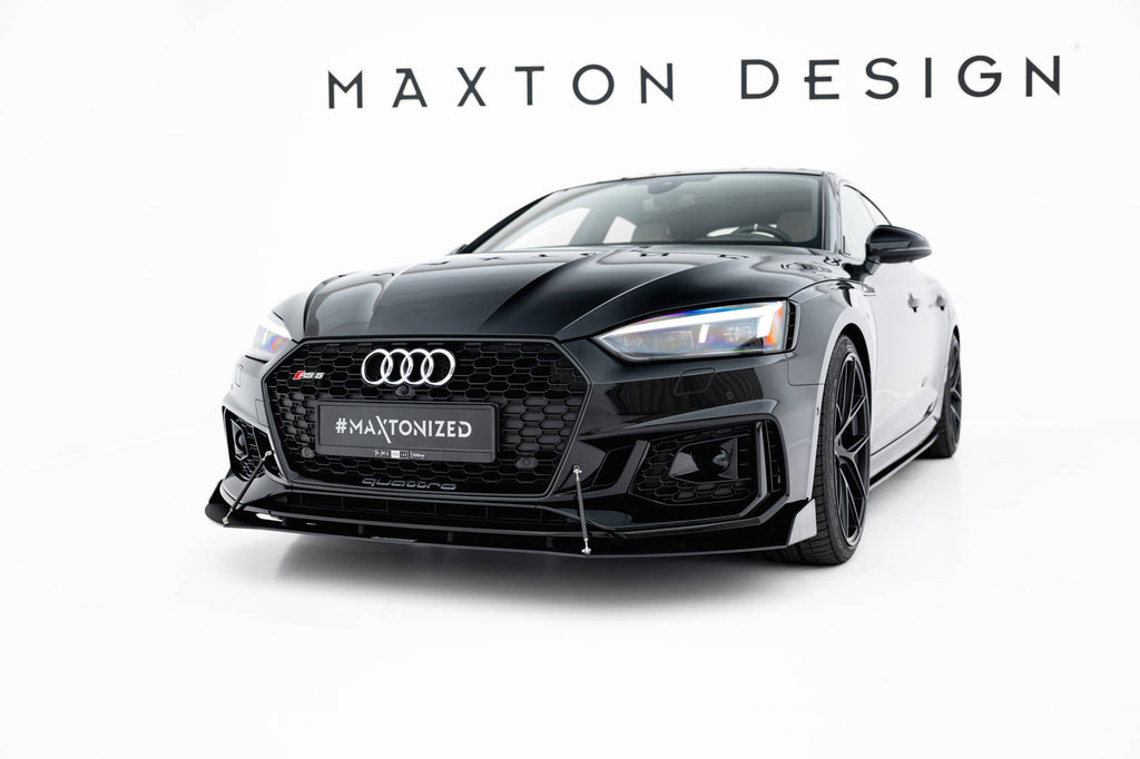 Maxton Design Sport Street+ Spoilerlippe Front Ansatz V.2 passend für Audi RS5 Coupe / Sportback F5