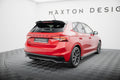 Maxton Design Street+ Mittlerer Diffusor RACE passend für Skoda Fabia Monte Carlo Mk4 schwarz Hochglanz