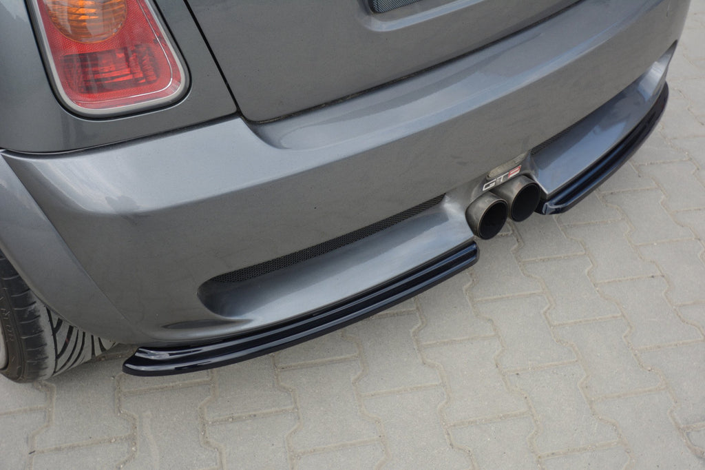 Maxton Design Heck Ansatz Flaps Diffusor für MINI R53 COOPER S JCW schwarz matt