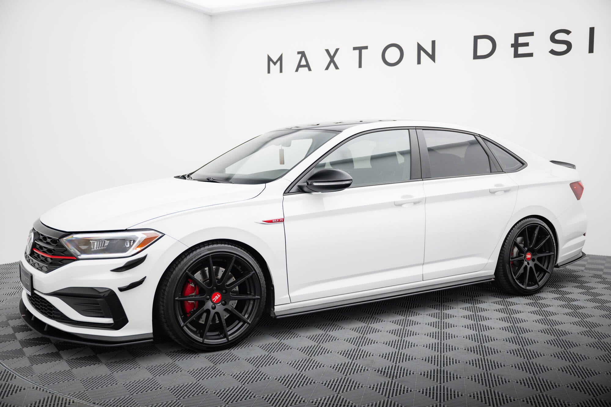 Maxton Design Street Pro Street+ Seitenschweller Leisten passend für VW Jetta GLI Mk7
