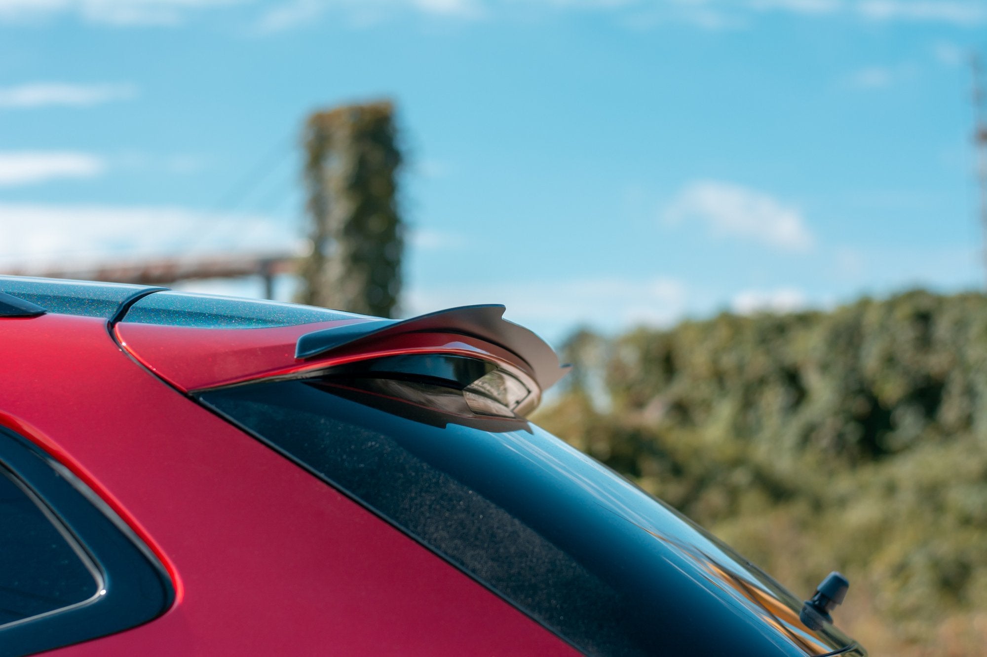 Maxton Design Spoiler CAP passend für Peugeot 508 Mk2 SW schwarz Hochglanz