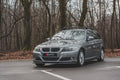 Maxton Design Street+ Spoilerlippe Front Ansatz V.2 passend für BMW 3er E90/E91 Facelift schwarz Hochglanz