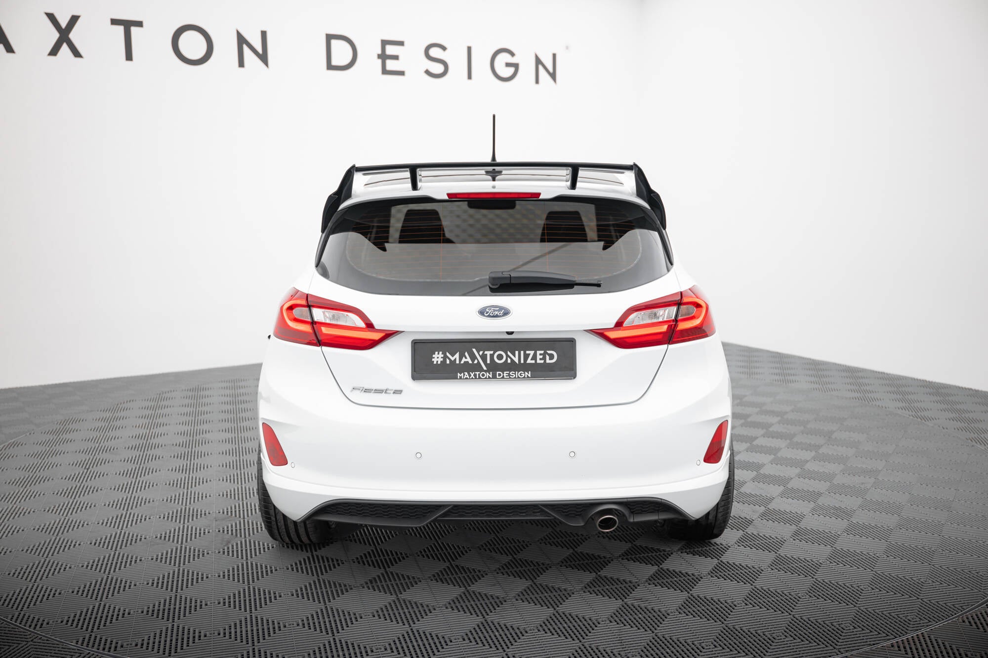 Maxton Design Spoiler Ford Fiesta Standard / ST-Line Mk8 für Ford Fiesta Standard