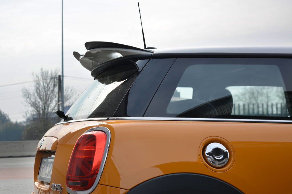 Maxton Design Spoiler CAP V.1 passend für Mini Cooper S John Cooper Works F56 / F56 Facelift schwarz Hochglanz